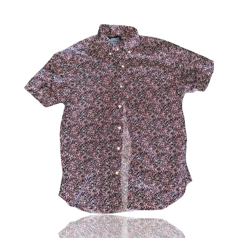 Bonobos Men's Floral Short Sleeve Button-Down Shirt Size M Casual